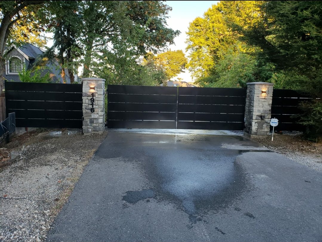 Installation process of automatic gates